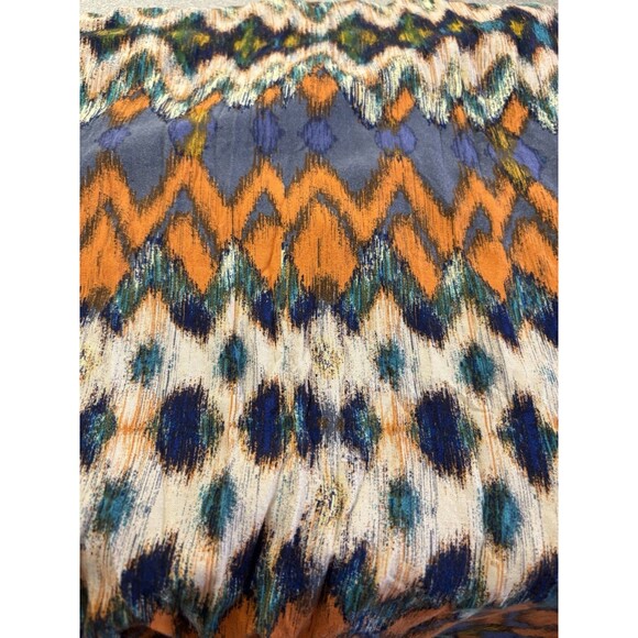 Mossimo Boho Long Strap Sun Dress Crochet small Flowy Black Blue Orange Teal - Picture 4 of 9